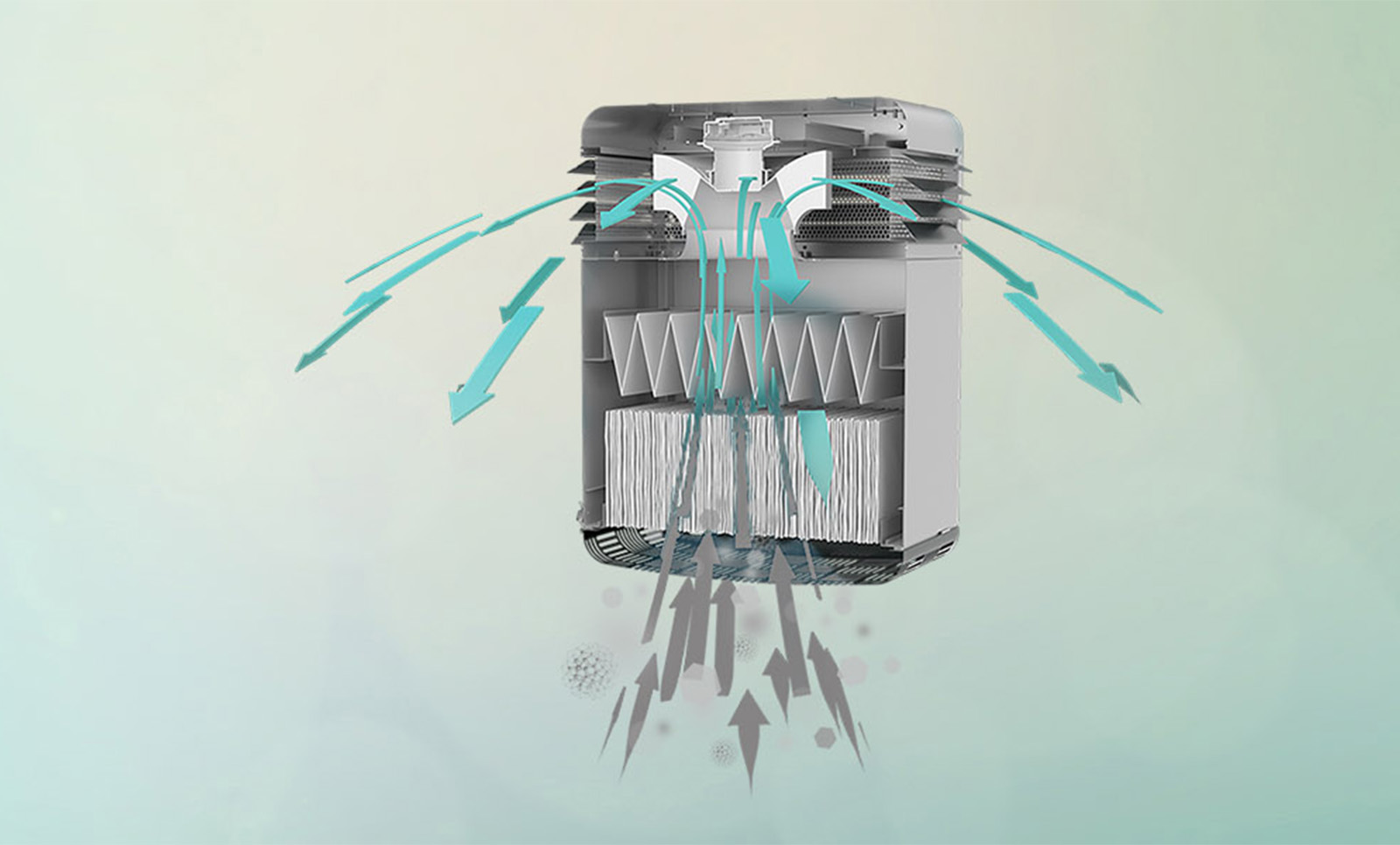 Air filtration system CleanAir Zehnder